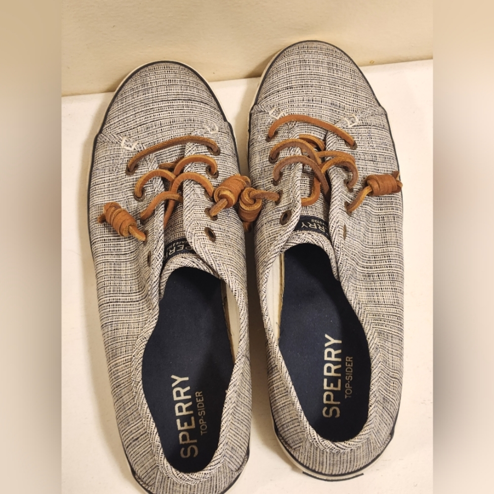 Womens sperry slip ons. Size 10
